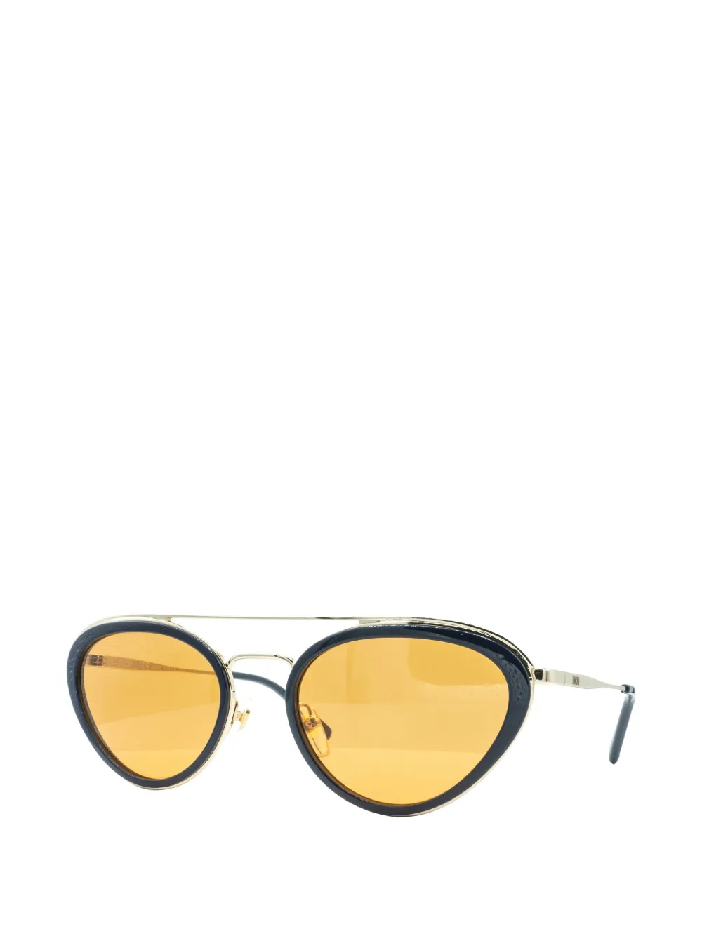 MCM oval-frame sunglasses - Blu
