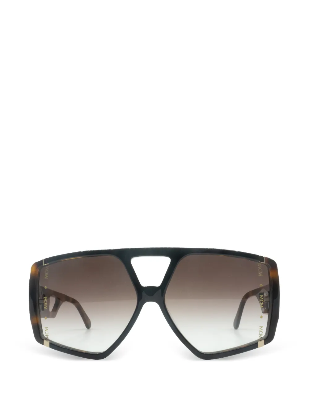 MCM geometric-frame sunglasses - Nero