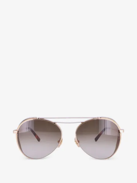 MCM lentes de sol con armazón estilo piloto y doble puente