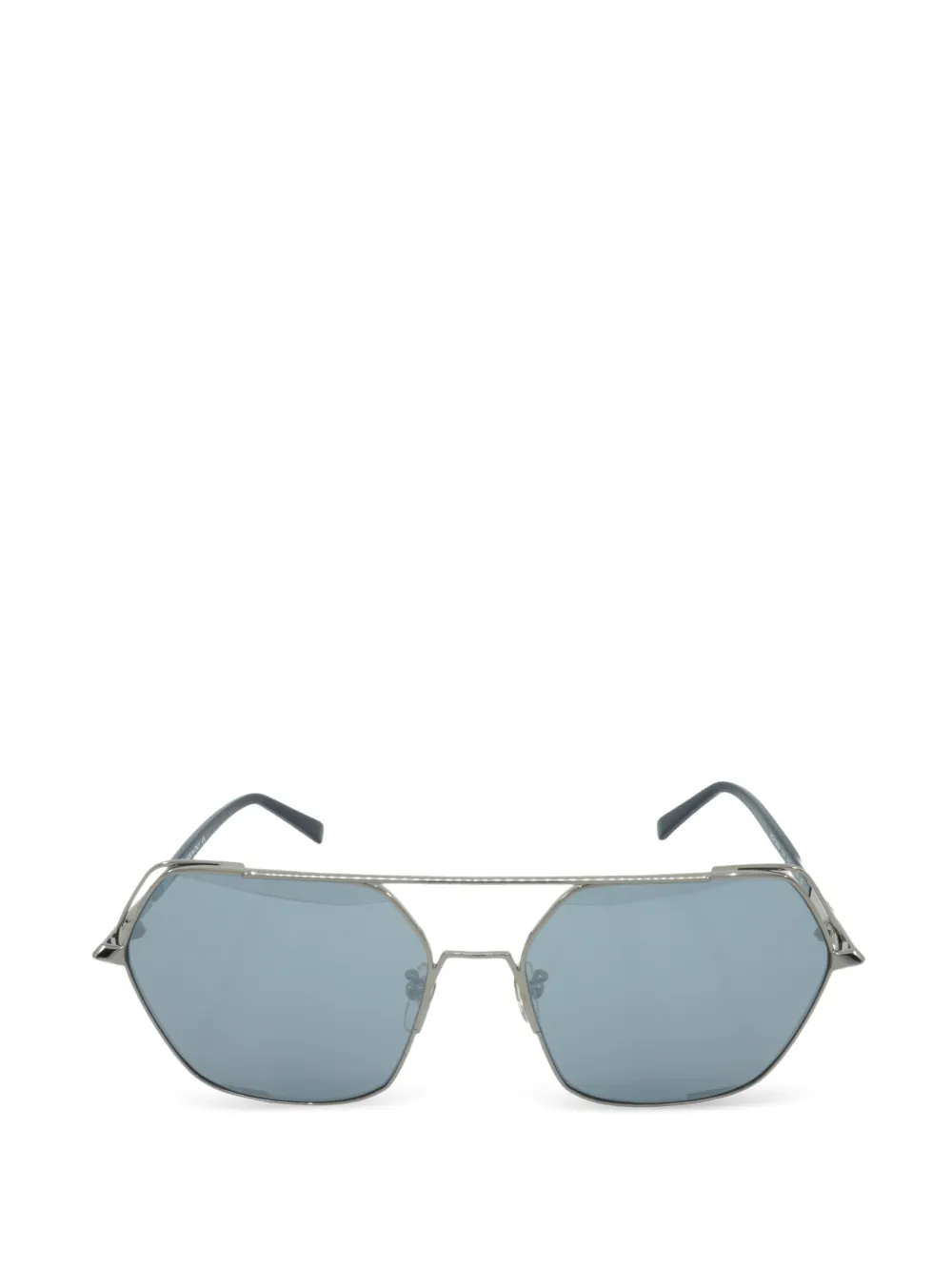 MCM hexagon-frame double-bridge sunglasses - Argento