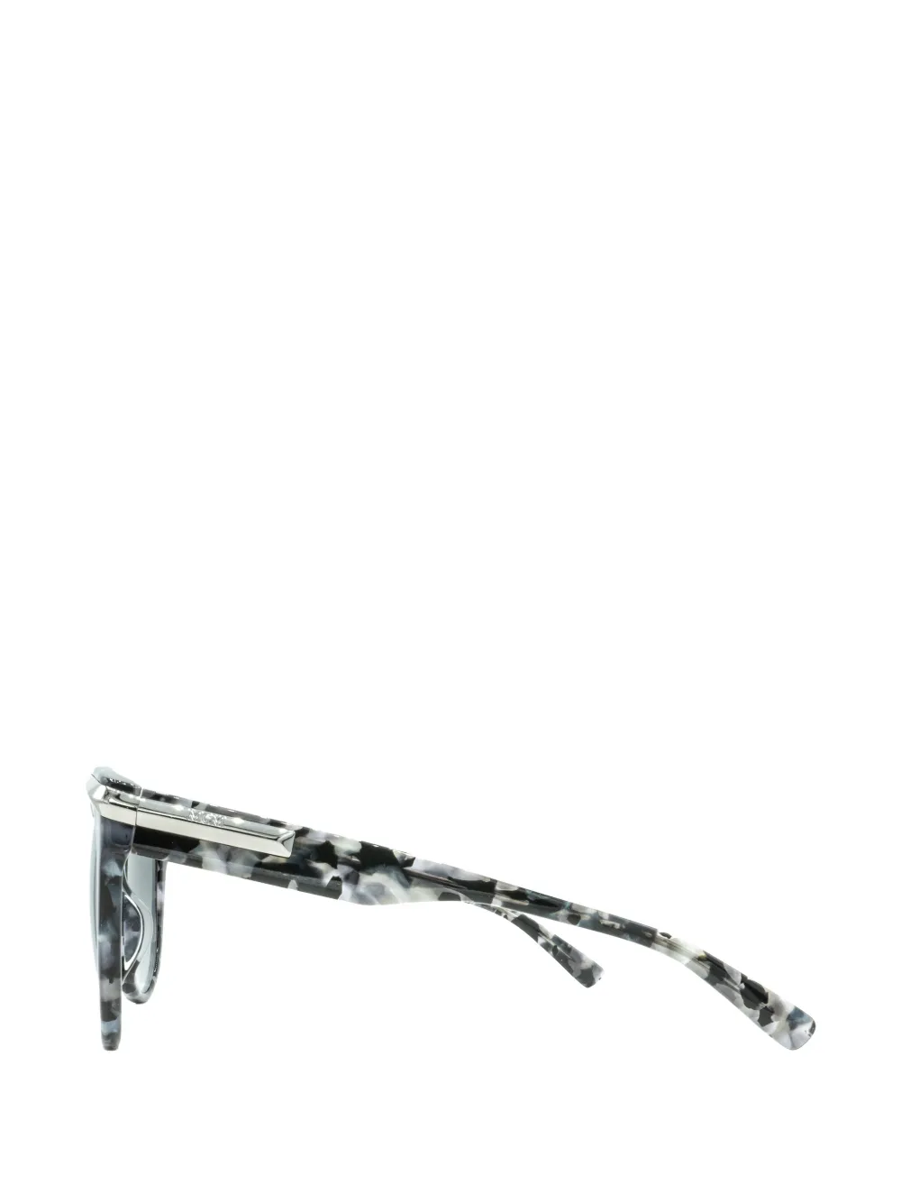 MCM Zonnebril met cat-eye montuur en marmer effect Grijs