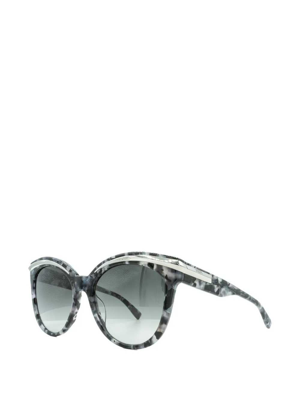 MCM marble-effect cat-eye sunglasses - Grigio