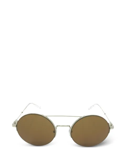 MCM double-bridge round-frame sunglasses