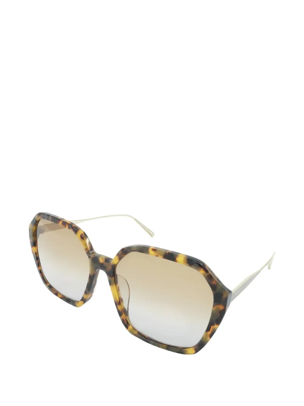 MCM Zonnebril met schildpadschild-design Bruin