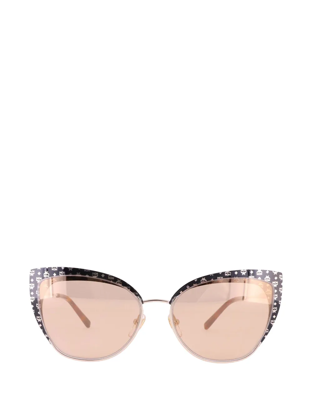 MCM monogram-print cat-eye sunglasses - Rosa