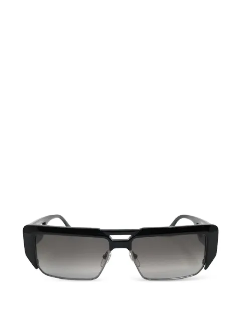 MCM logo-plaque rectangle-frame sunglasses
