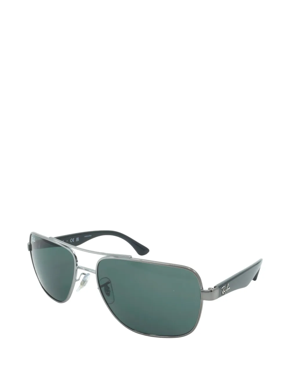 Ray-Ban Zonnebril met vierkant montuur Zwart