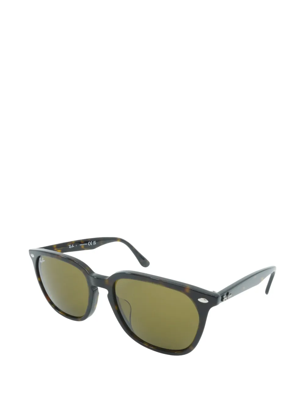 Ray-Ban Zonnebril met geometrisch montuur Bruin