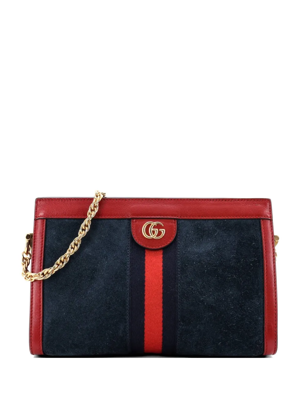 Gucci Pre-Owned Borsa a spalla Ophidia Chain piccola - Blu