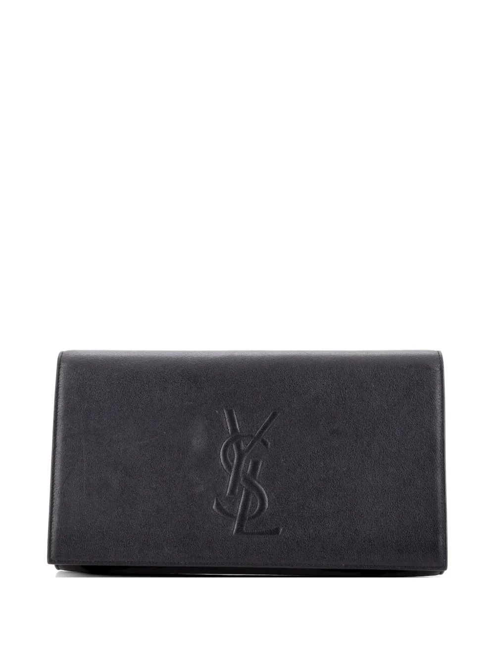 Saint Laurent Pre-Owned Belle de Jour Leather Large clutch bag - Nero