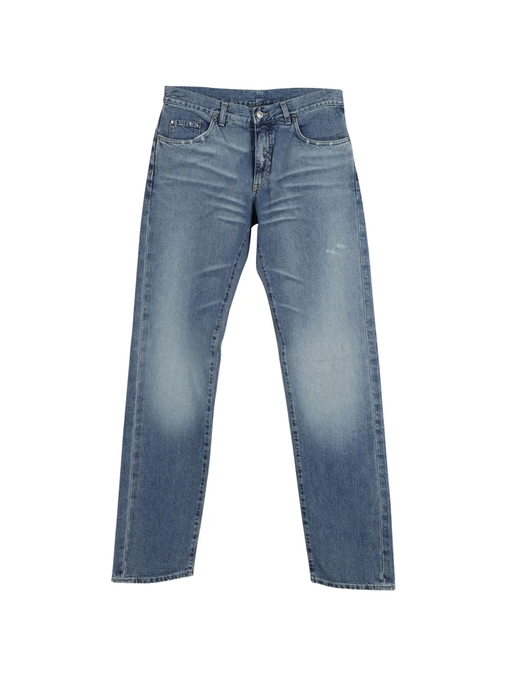 Gucci Pre-Owned straight-leg light-wash jeans - Blau