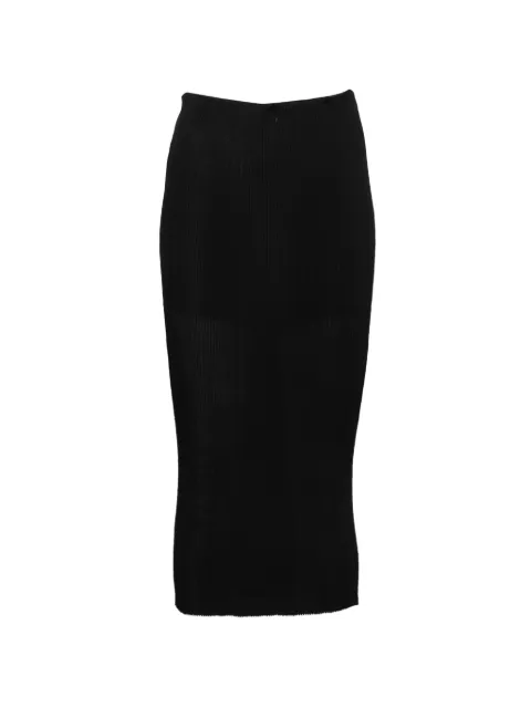 Alberta Ferretti — ribbed-knit midi skirt