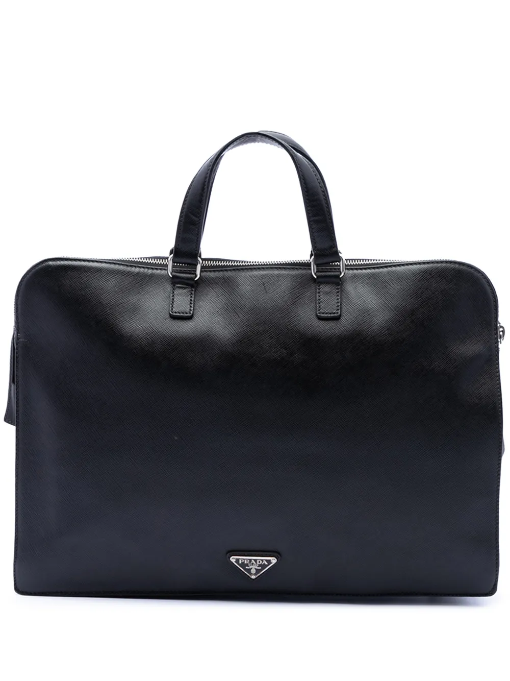 Prada Pre-Owned 2013-2026 Saffiano business bag - Schwarz