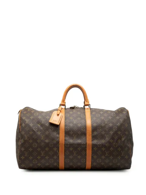 Louis Vuitton Pre-Owned bolsa de viaje con monograma Keepall 55 1986