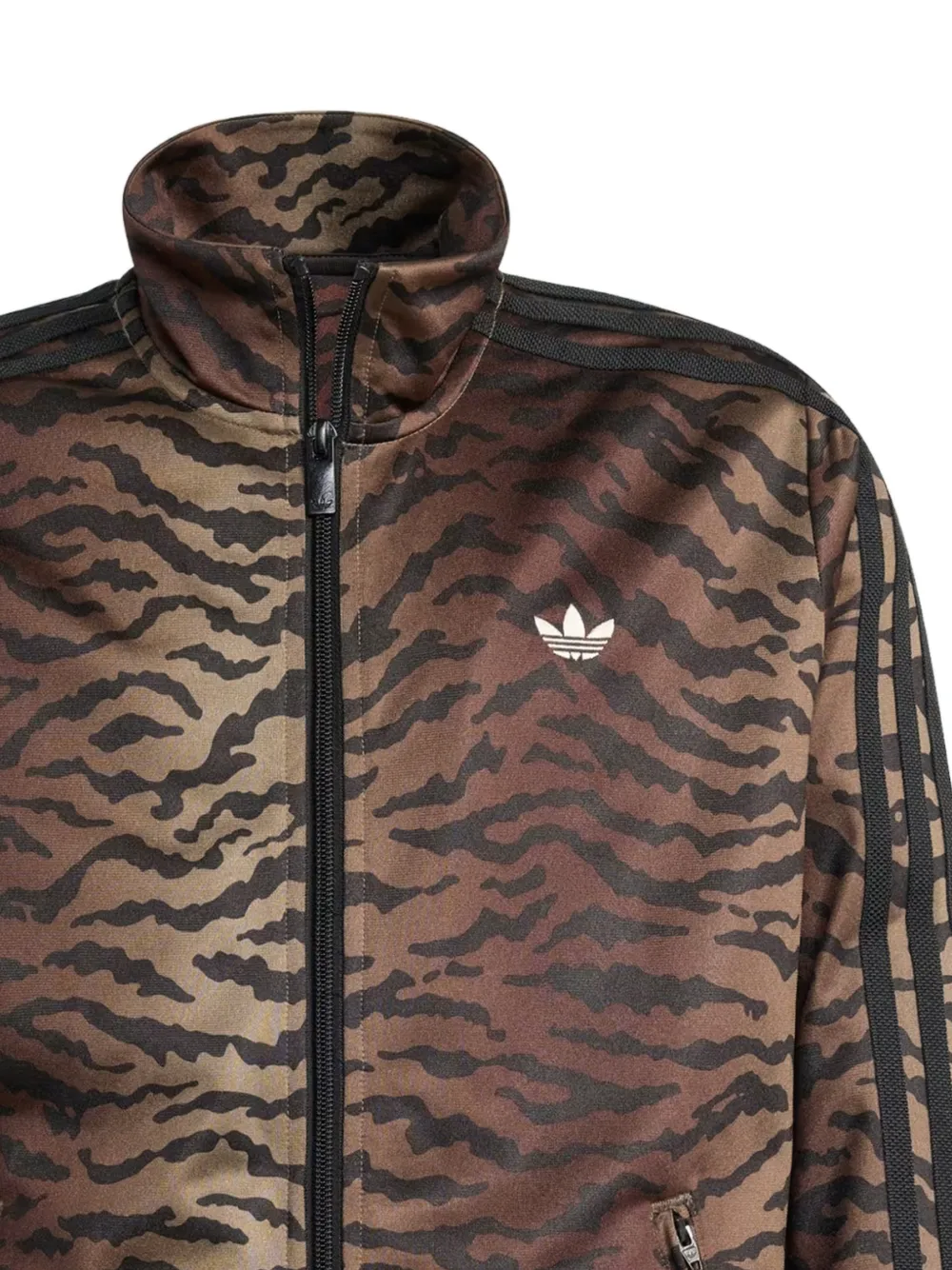  Adidas Kids Firebird Animal-print Track Jacket - Marron 