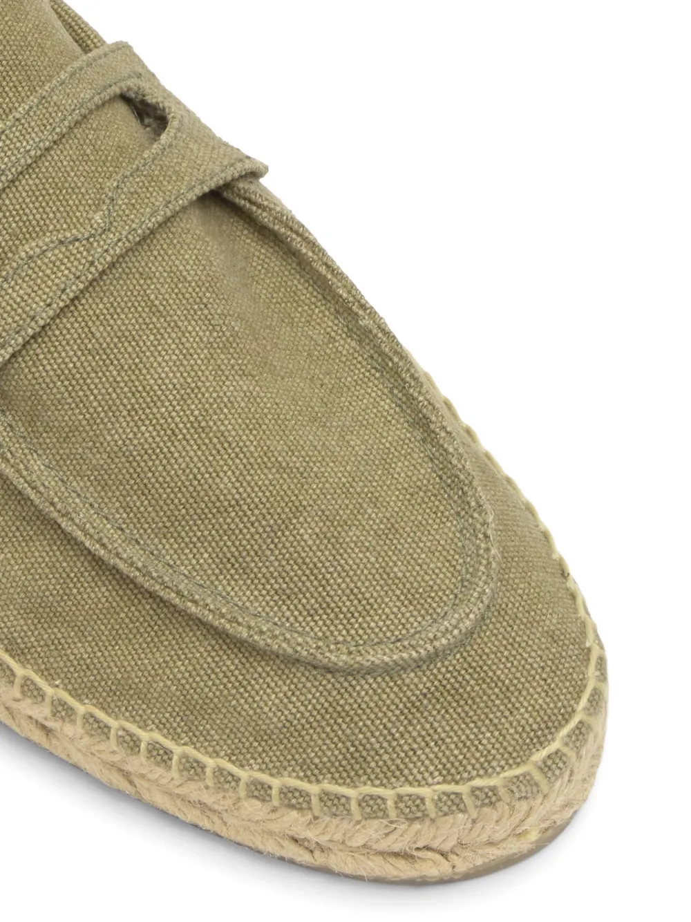 Castañer canvas penny-slot espadrilles Groen