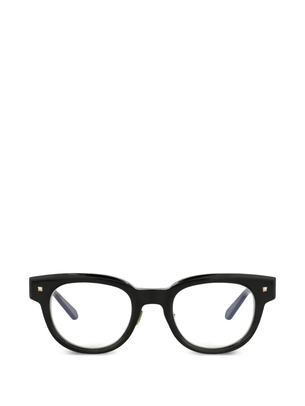 VALENTINO GARAVANI EYEWEAR Rockstud square-frame glasses - Nero