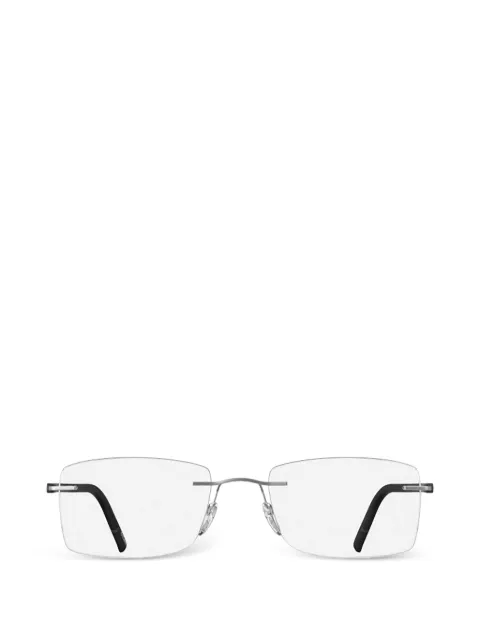 Silhouette rimless rectangle-frame glasses