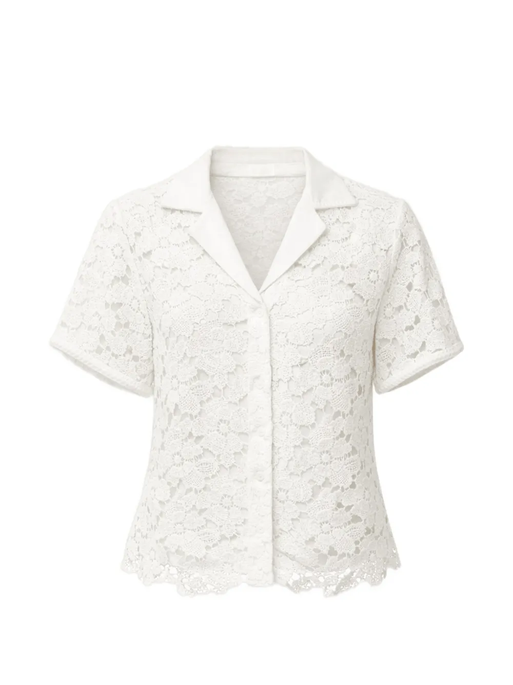 Simkhai Glenn short-sleeve shirt - Toni neutri