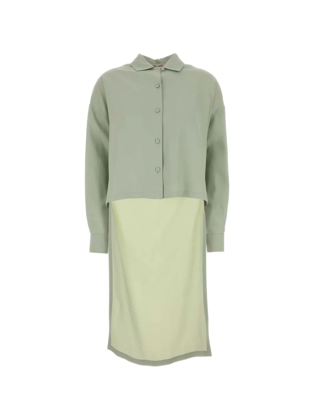 flowing long-line shirt