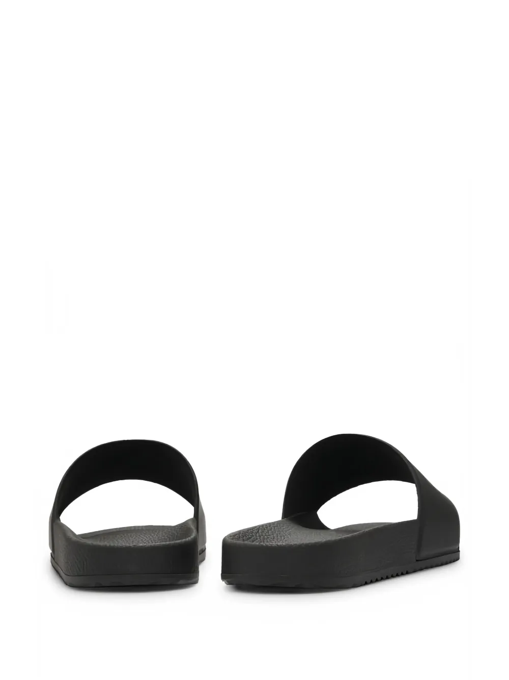 HUGO logo-detail slides Zwart