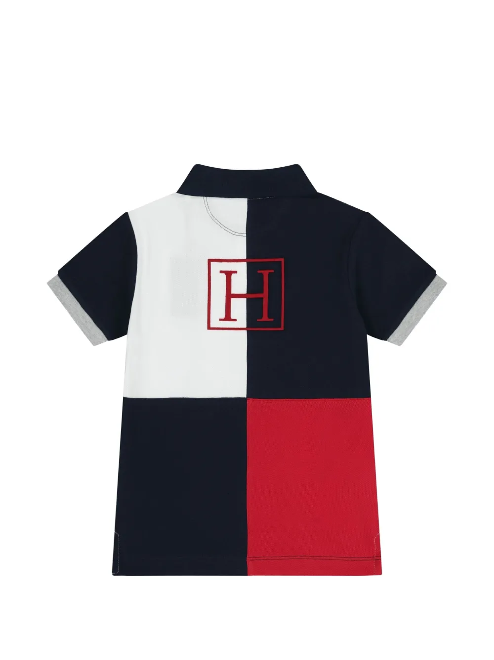 Hackett Kids Poloshirt met geborduurd logo Wit