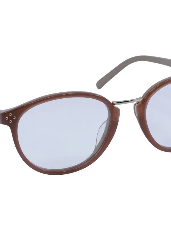 Chloé ラウンド型サングラス Chloé Eyewear ラウンドフレーム サングラス | ブラウン | FARFETCH JP