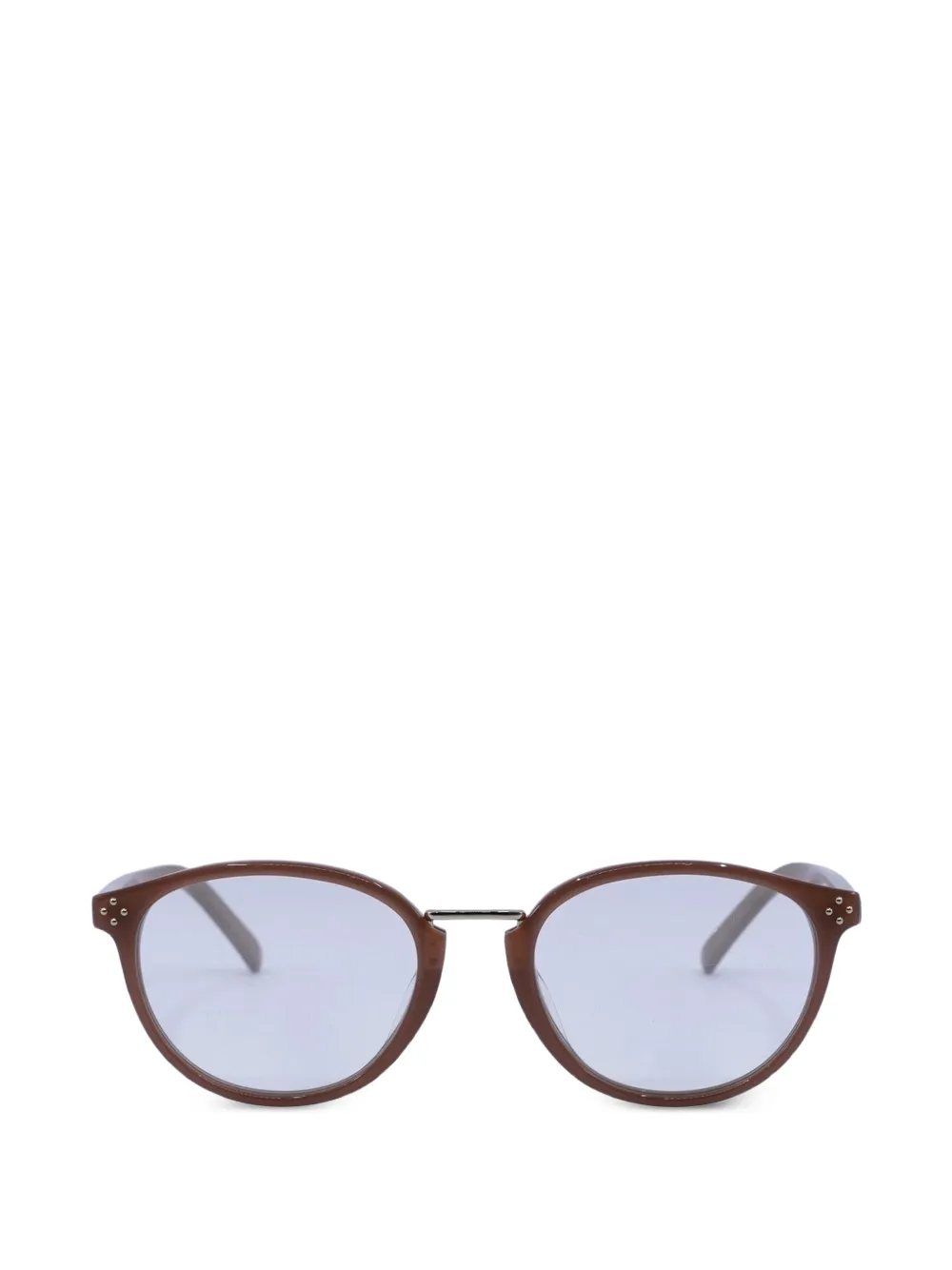 Chloé Eyewear ラウンドフレーム サングラス | ブラウン | FARFETCH JP