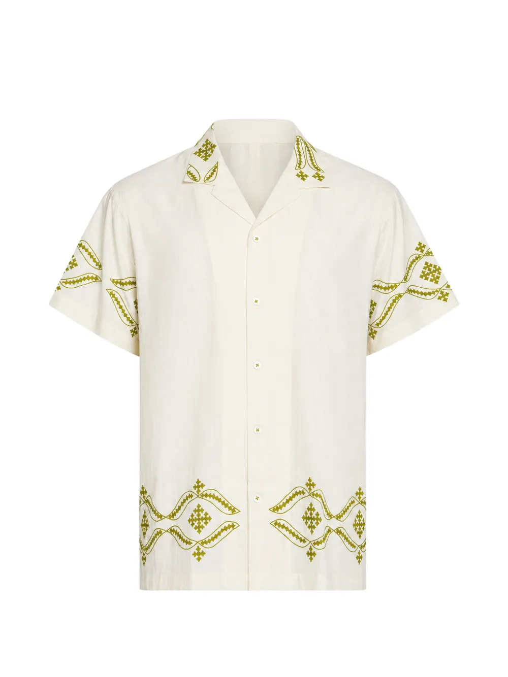 HARAGO short-sleeve shirt - Neutrals