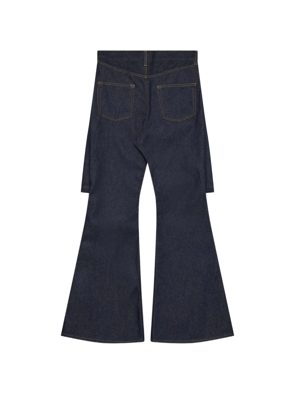  Junya Watanabe Man Vaqueros Acampanados A Capas - Azul 