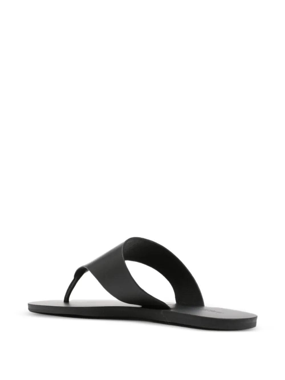 Manebi leather thong-strap sandals Zwart