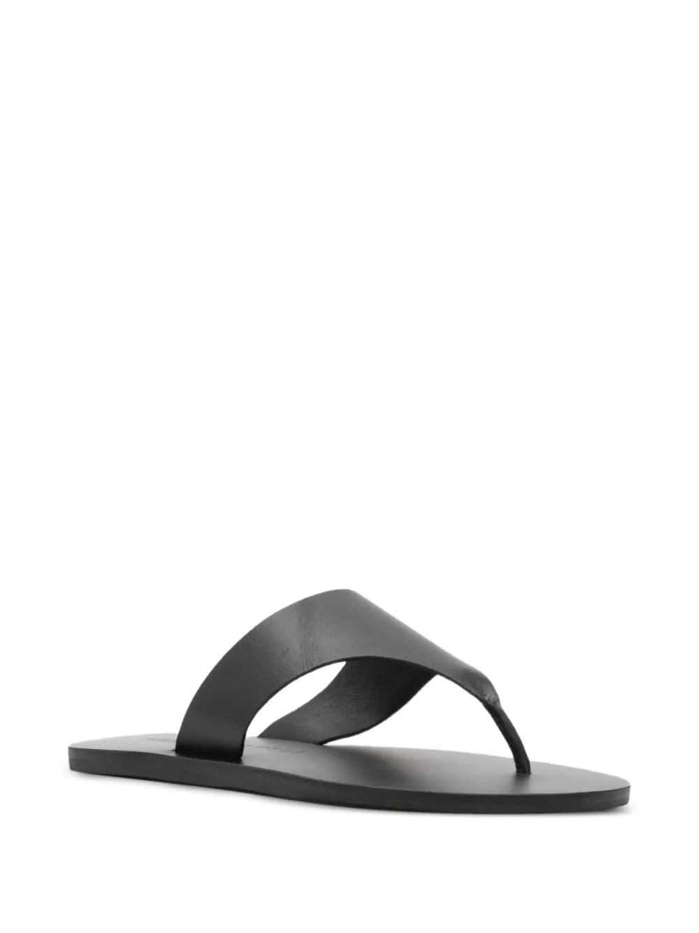 Manebi leather thong-strap sandals Zwart