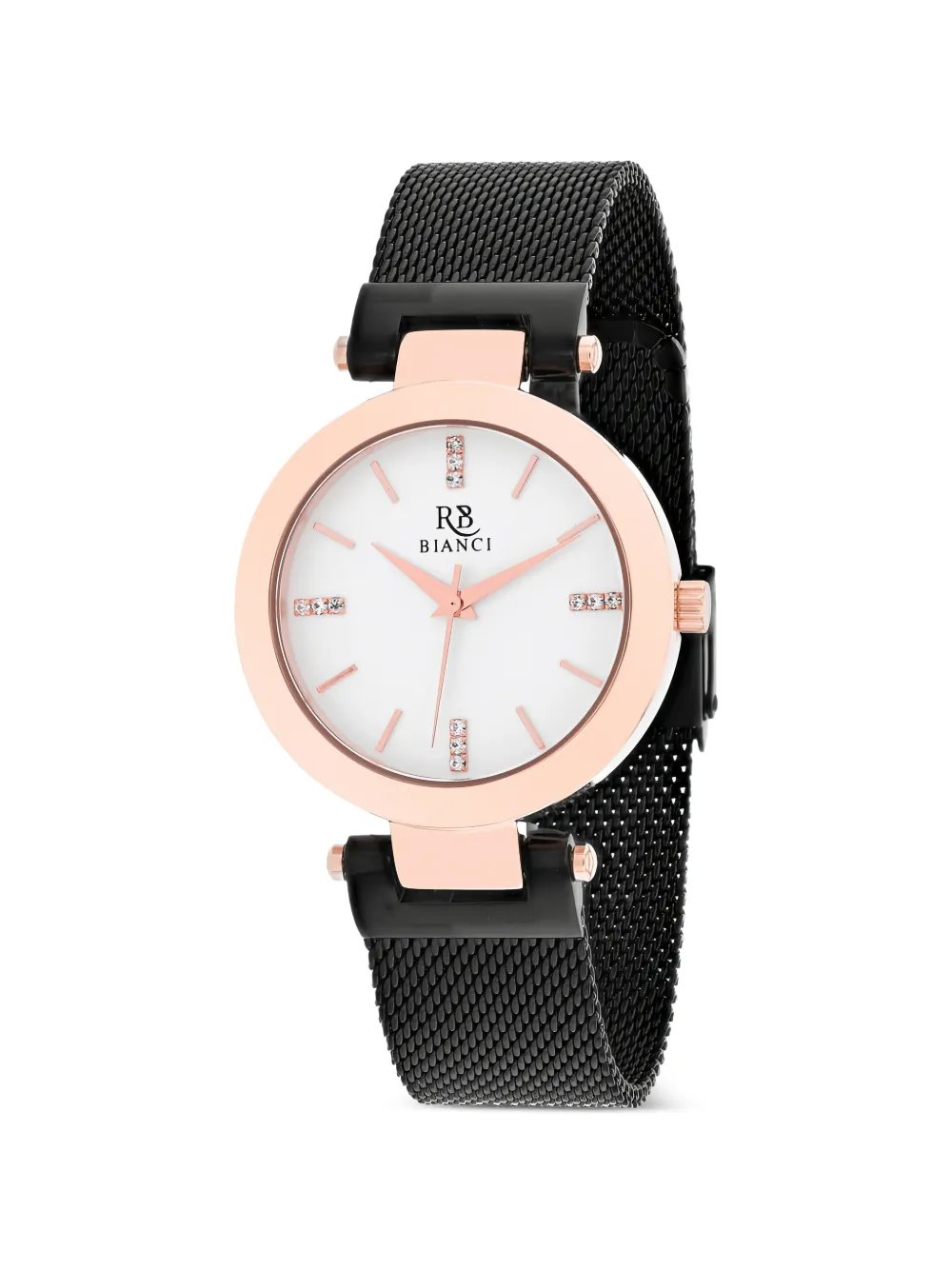 Roberto Bianci Cristallo mesh 18mm watch - Bianco