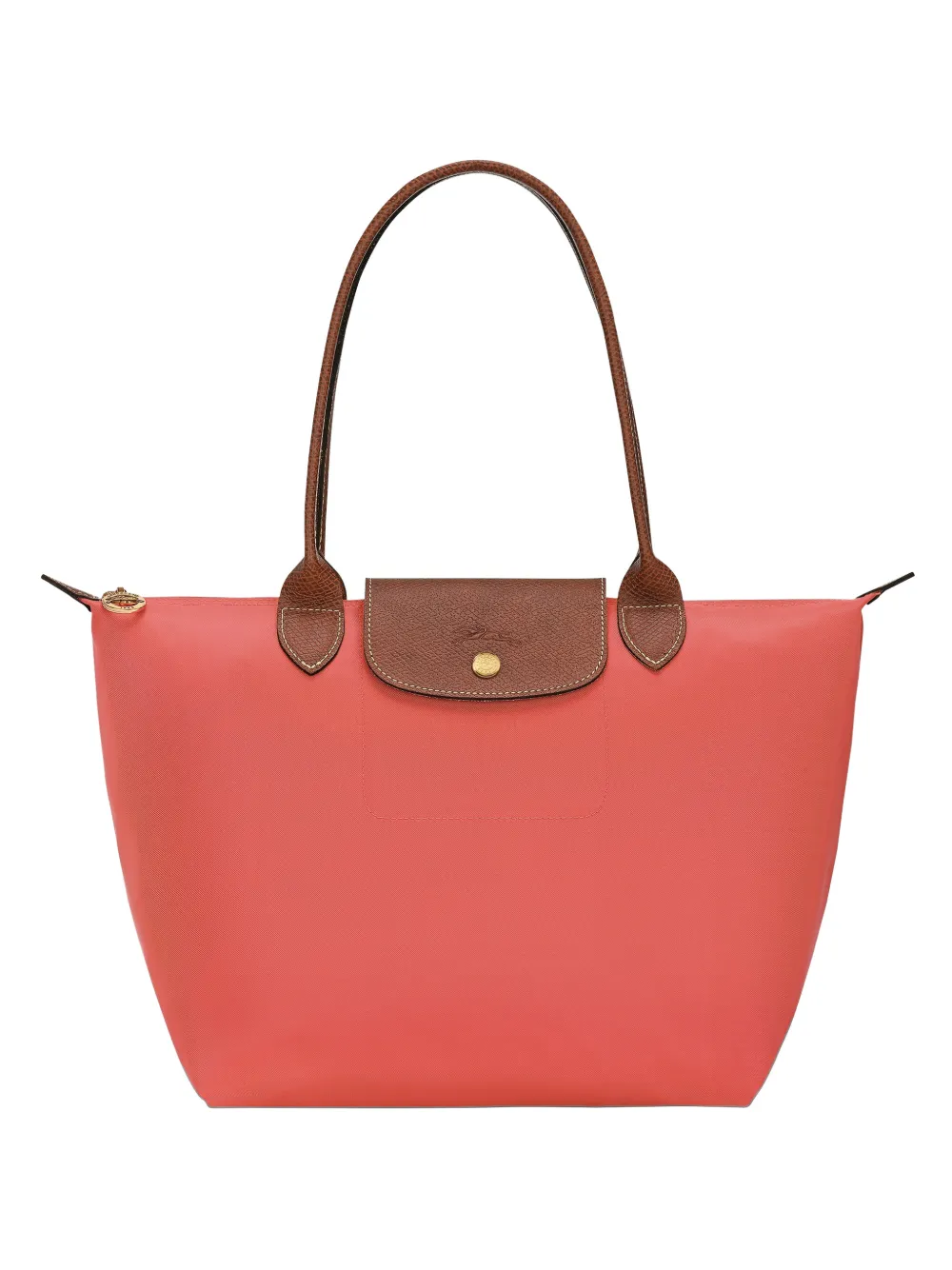 Longchamp medium Le Pliage grained tote bag - Rosa