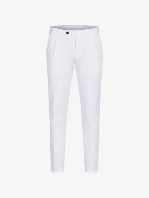 Eleventy pleated slim-fit trousers