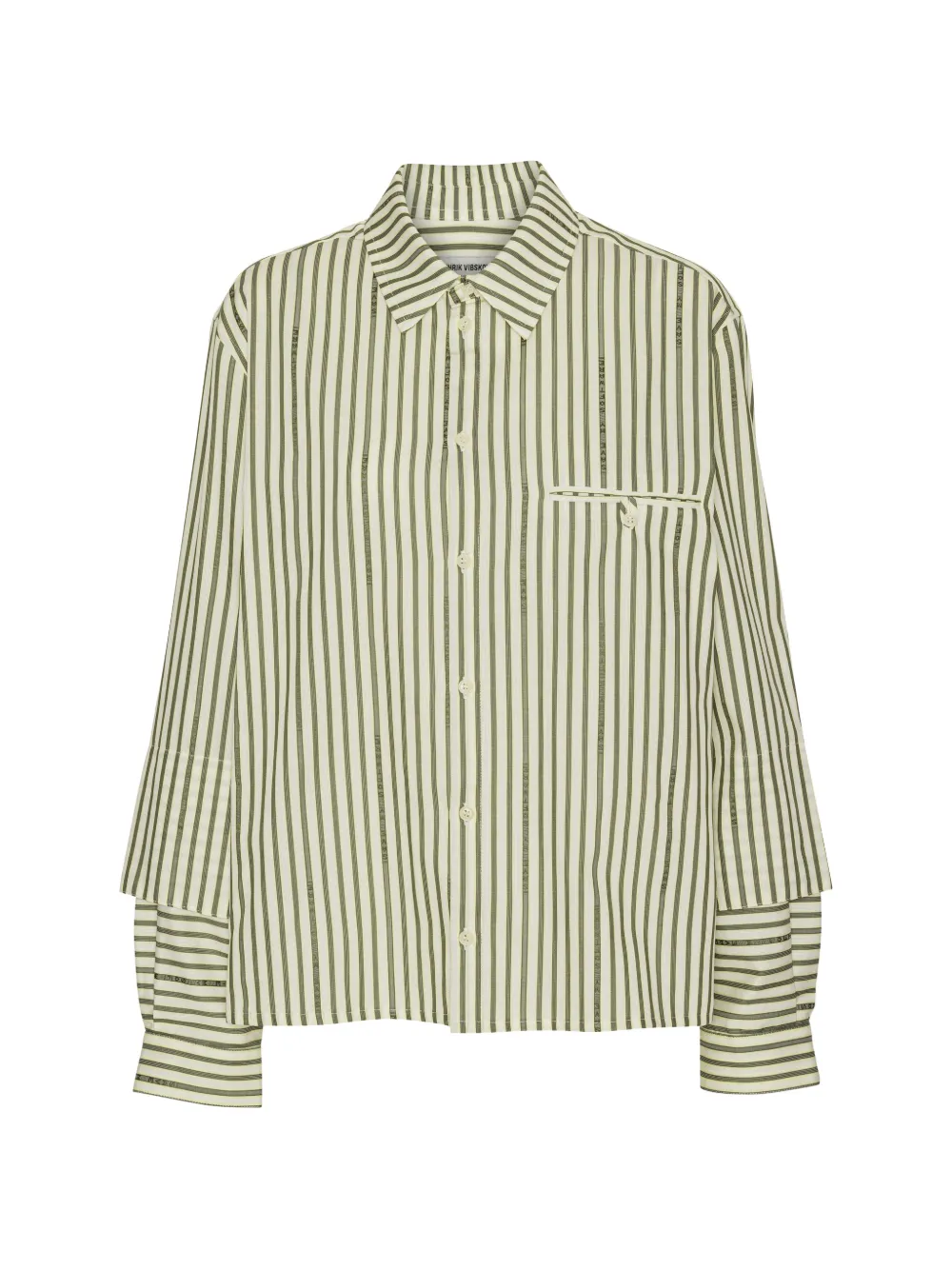 Henrik Vibskov Software Stripes shirt - Bianco