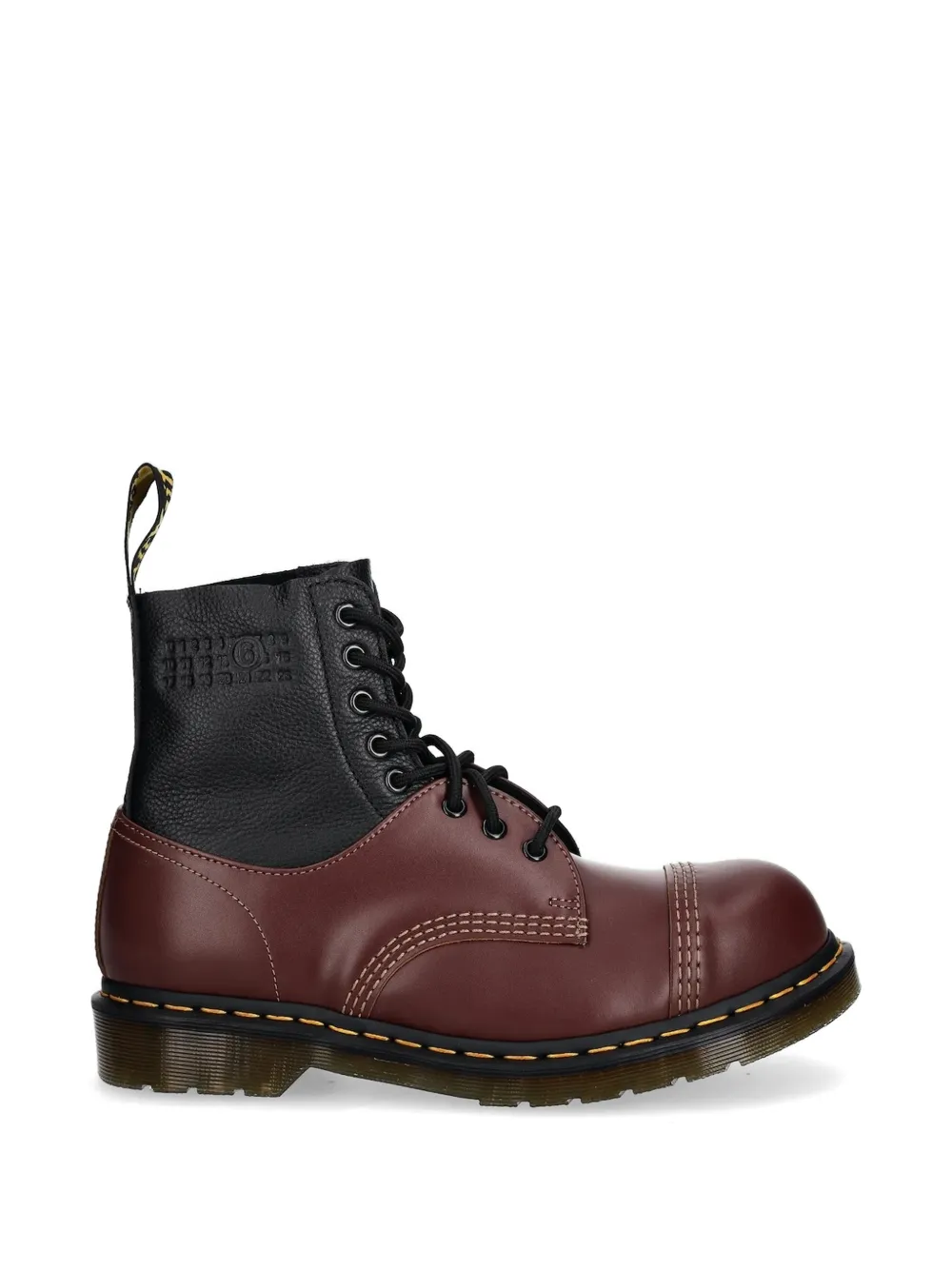 Dr. Martens x MM6 Maison Margiela 1460 Twisted and Reimagined leather boots Rood