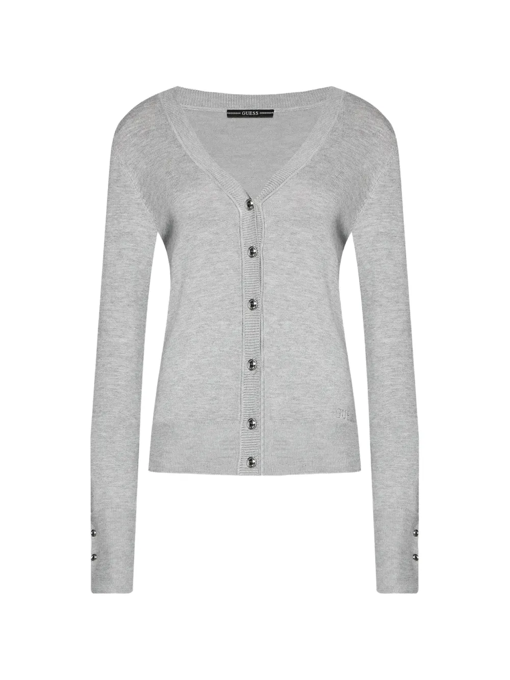 GUESS USA knitted V-neck cardigan - Grey