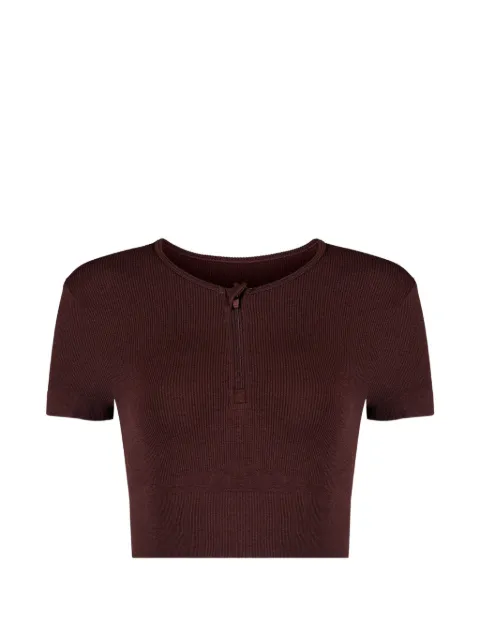 Track & Field Camiseta Skin Cropped canelada