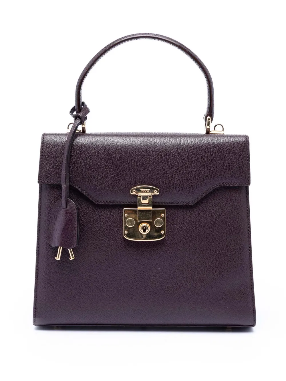 Gucci Pre-Owned 20th Century Calfskin Lady Lock satchel - Violett