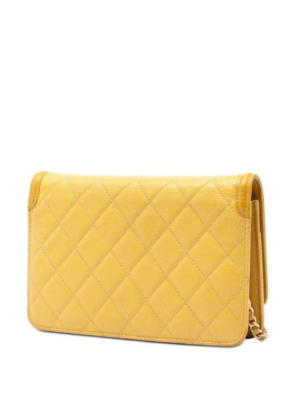 CHANEL Pre-Owned 2019 キャビア ココマーク フィリグリー ウォレット