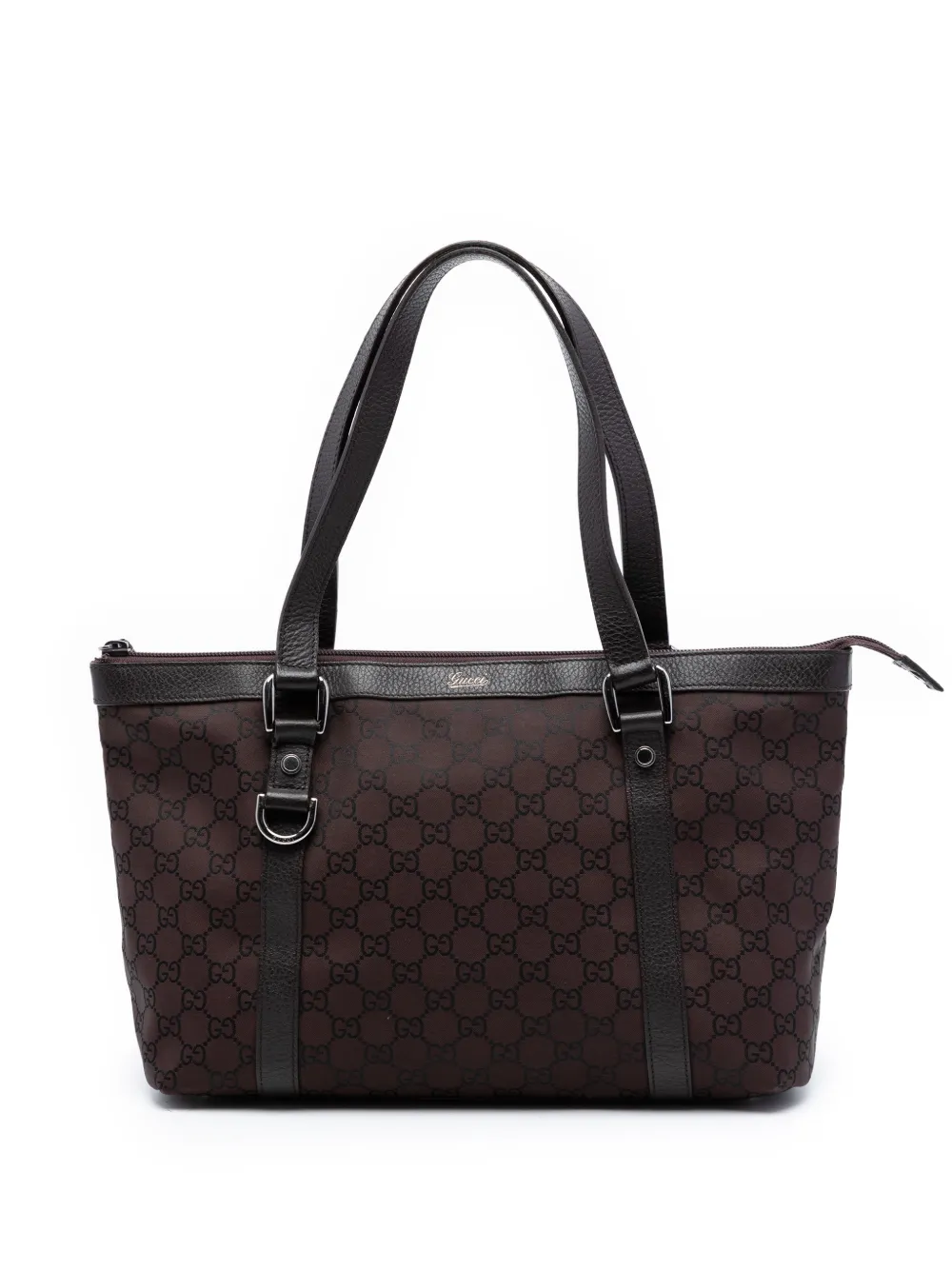 グッチ GUCCI GG トートバッグ ナイロンラージトート グッチ ジャッキー〕ラージ トートバッグ ・ブラック GGキャンバス