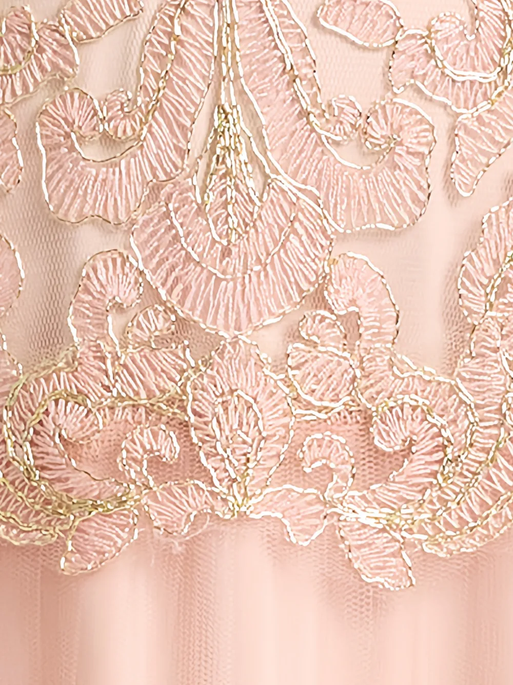 Tadashi Shoji Stelly Lotus midi-jurk met borduurwerk Roze