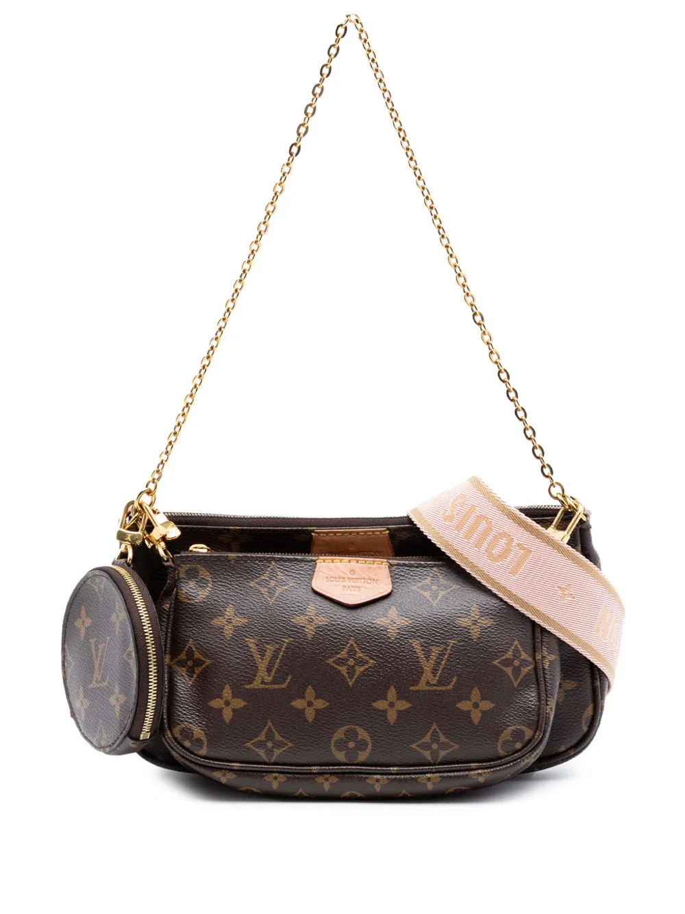 Louis Vuitton Pre-Owned 2020 Monogram Multi Pochette Accessoires satchel - Braun