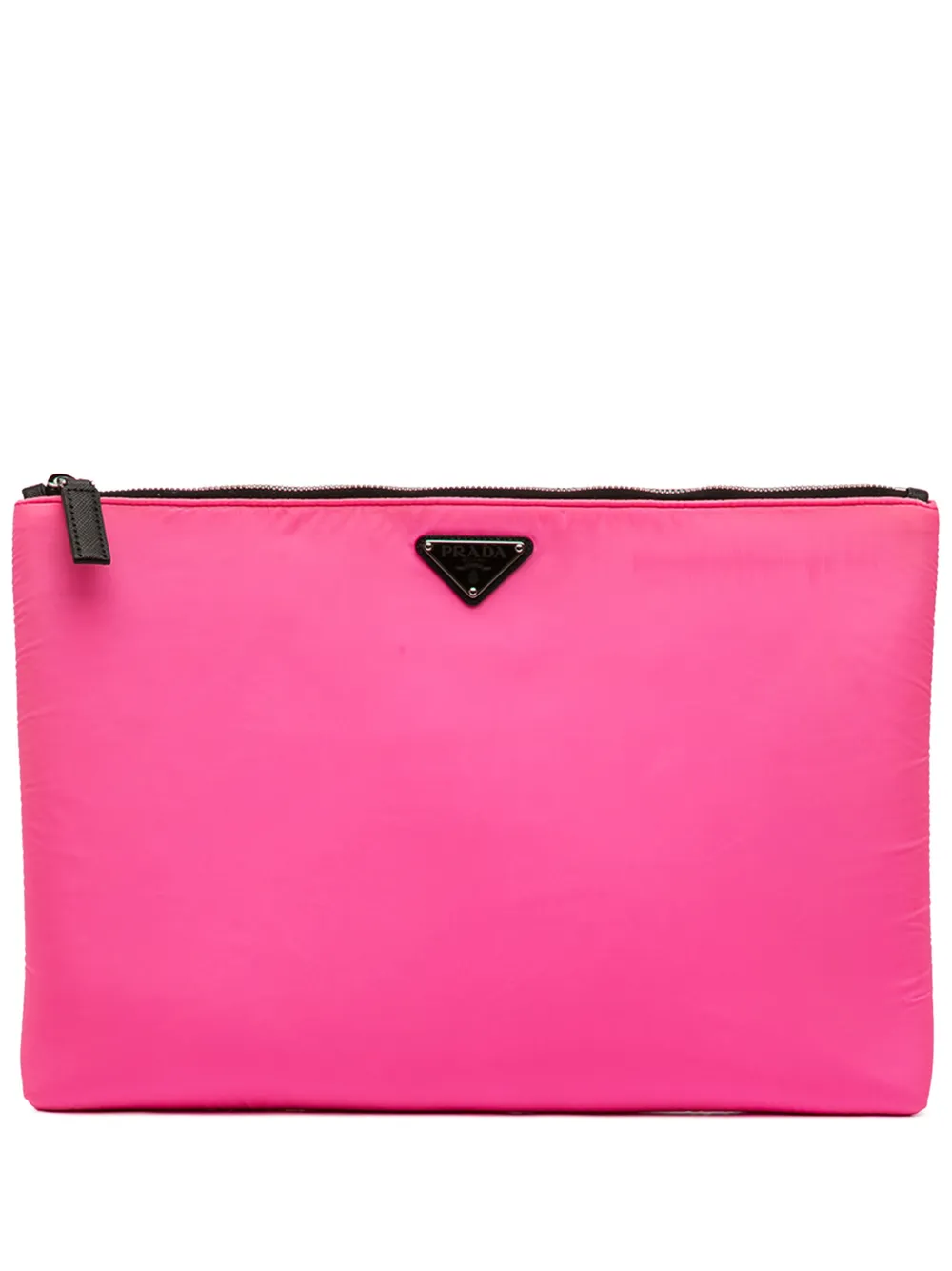 Prada Pre-Owned 2013-2026 Tessuto Padded Zip clutch bag - Pink