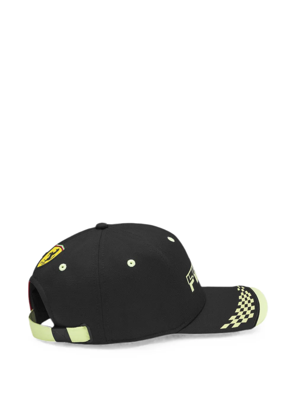 PUMA x Ferrari pet met logo-patch Zwart