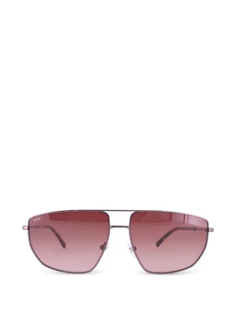 MCM double-bridge pilot-frame sunglasses