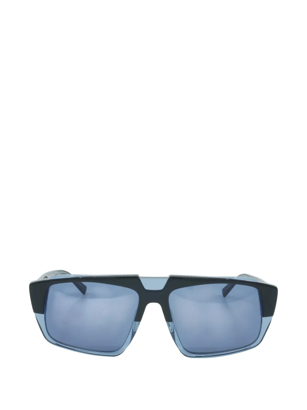 MCM logo-detail sunglasses - Blu