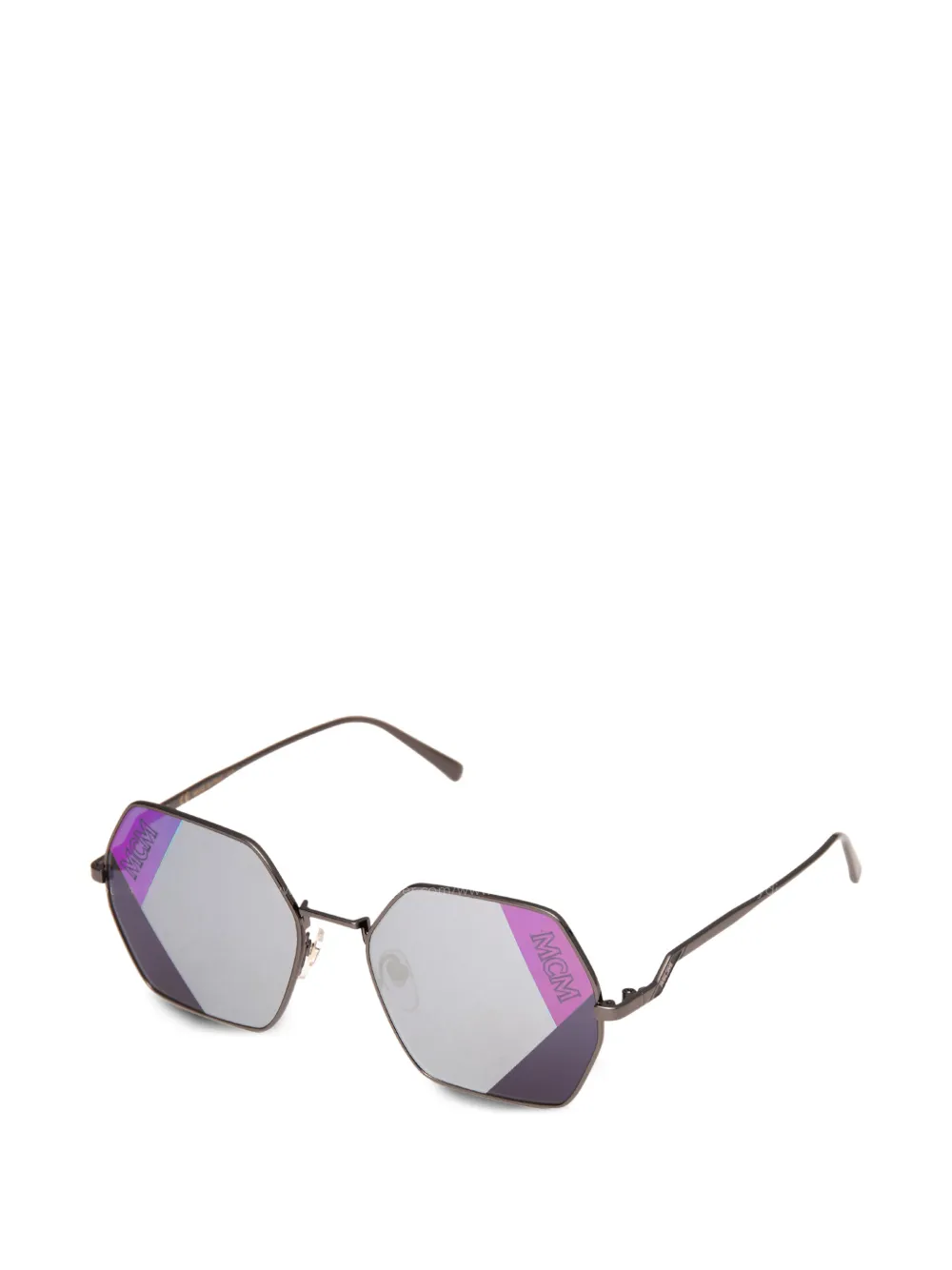 MCM geometric-frame sunglasses - Grau