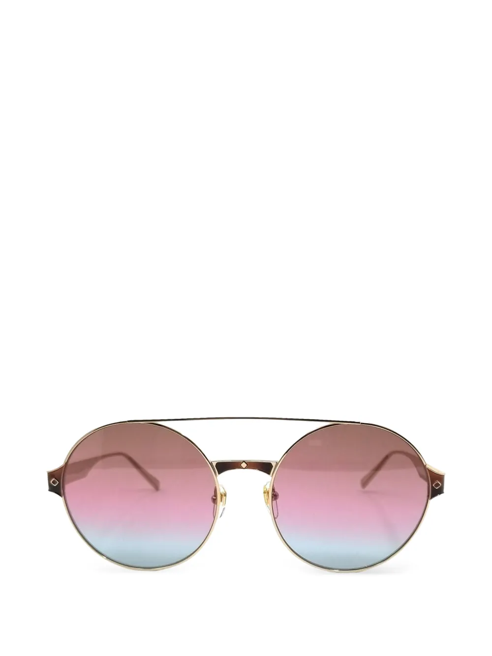 MCM double-bridge round-frame sunglasses - Oro